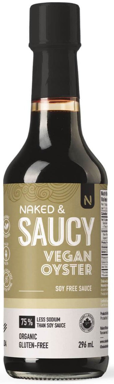 Sauce aux huîtres végétalienne biologique par Naked Natural Foods 296 ml 