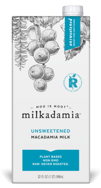 Lait de macadamia non sucré par Milkadamia 946 ml 