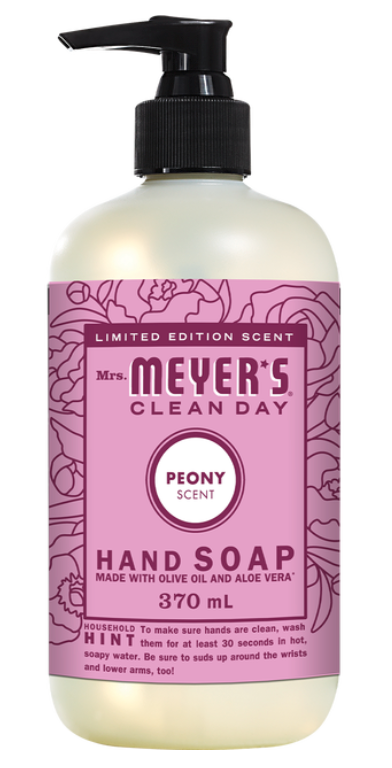 Savon pour les mains à la pivoine de Mrs. Meyer's 370 ml