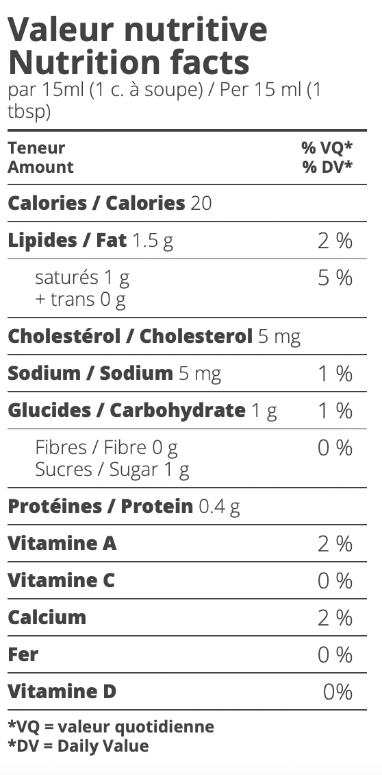 Crème 10 % par La Pinte, 473 ml