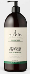 Botanical Body Wash Pump by Sukin, 1L
