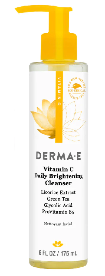 Nettoyant éclaircissant à la vitamine C par Derma E, 175 ml