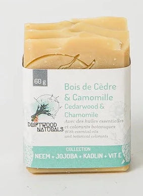 Cedarwood & Chamomile Shampoo bar by Driftwood Naturals, 60g