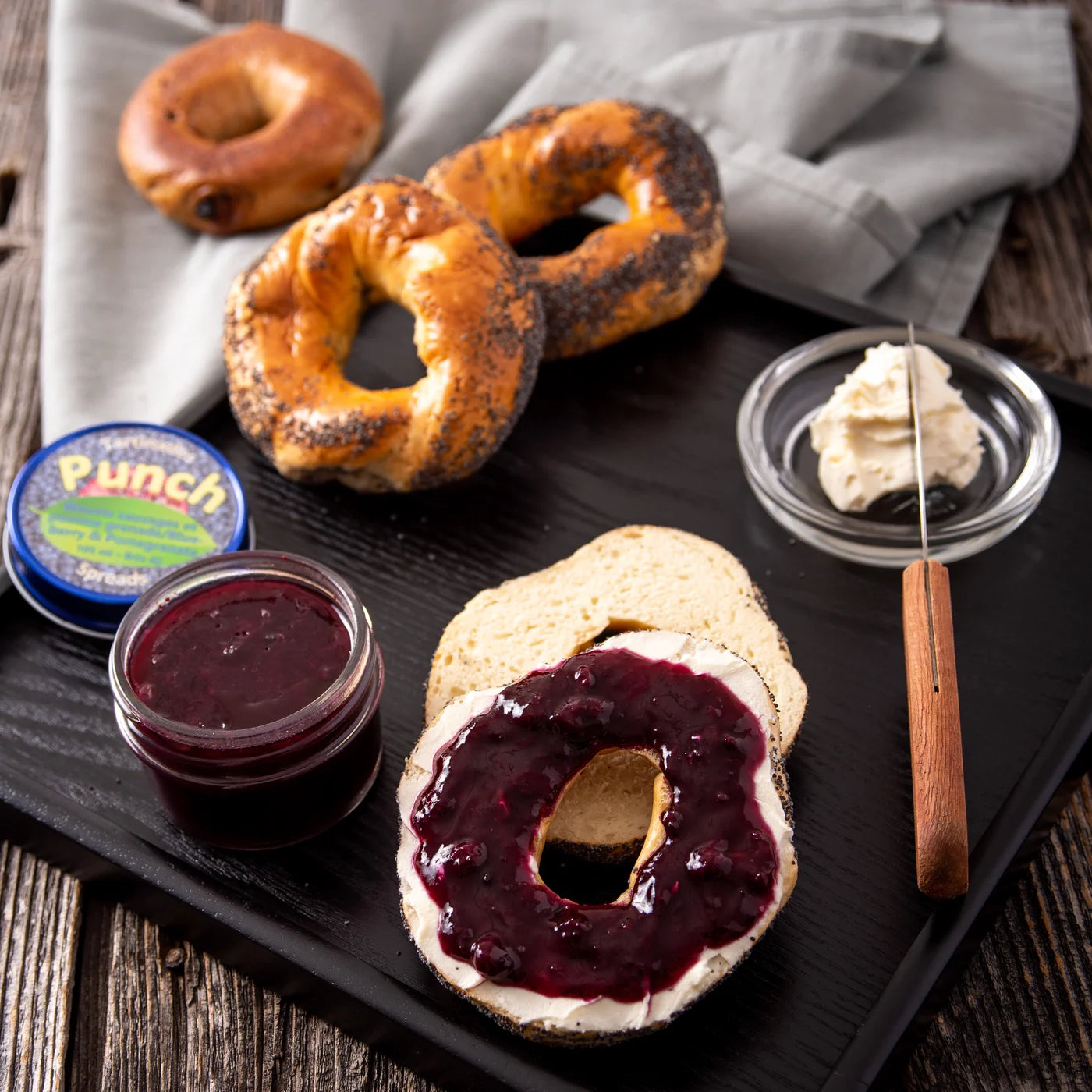 Organic Wild Blueberry and Pomegranate Jam by Punch Jams, 220ml