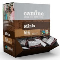 Mini barre de chocolat noir bio 55 % de Camino, 4,5 g