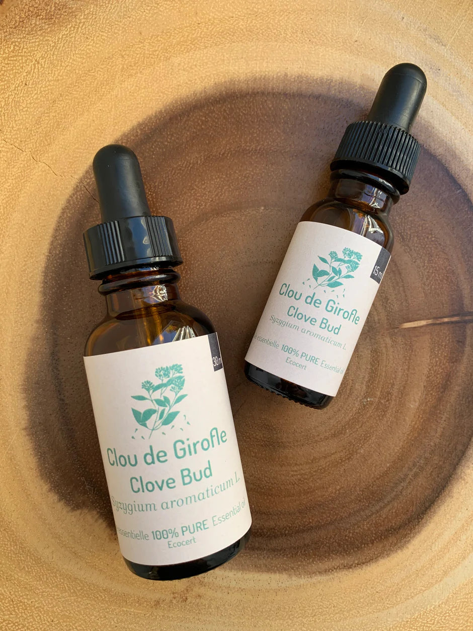 Huile essentielle de clou de girofle par Driftwood Naturals, 30 ml