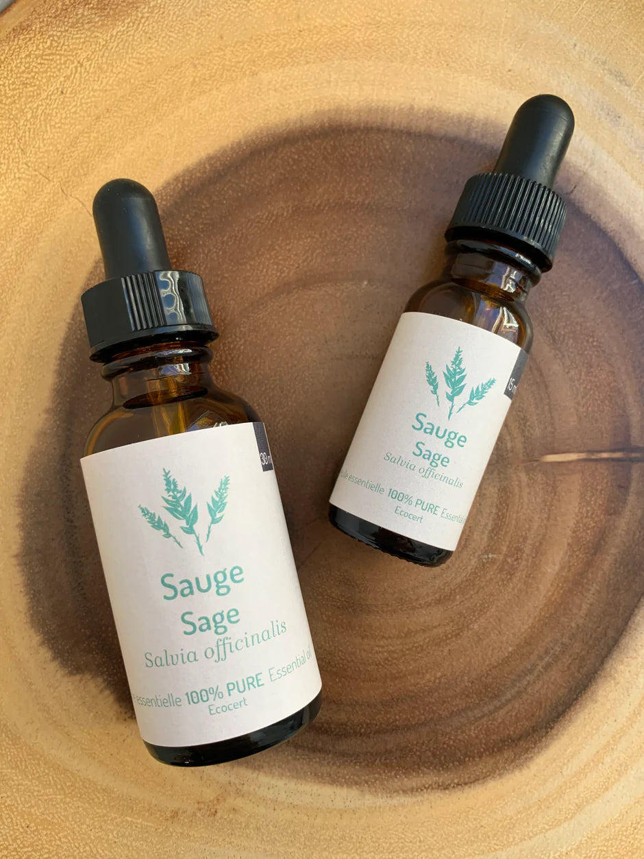 Huile essentielle de sauge par Driftwood Naturals, 30 ml