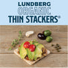 Riz rouge biologique et quinoa Thin Stackers par Lundberg 167g