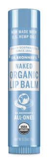 Organic Lip Balm Naked by Dr Bronner&#39;s, 4g