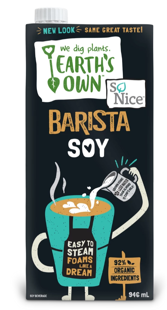 Barista Soy Milk by Earth's Own, 946ml