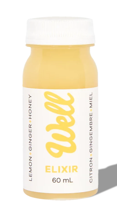 Elixir Lemon Ginger Honey Shot by Well, 60ml