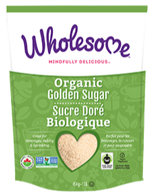 Sucre doré bio équitable par Wholesome 907g