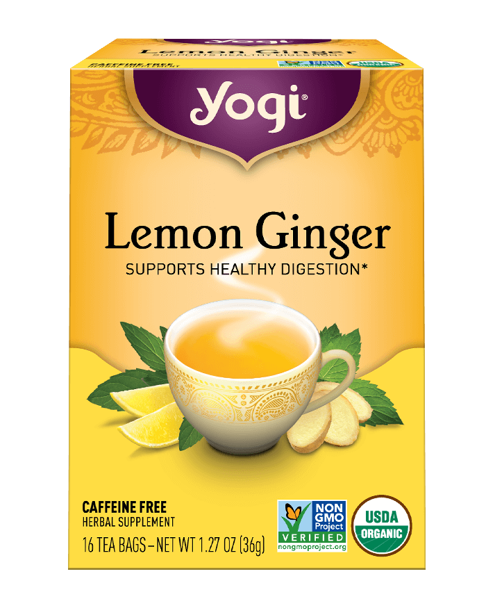 Thé Bio Citron Gingembre par Yogi 16 ct