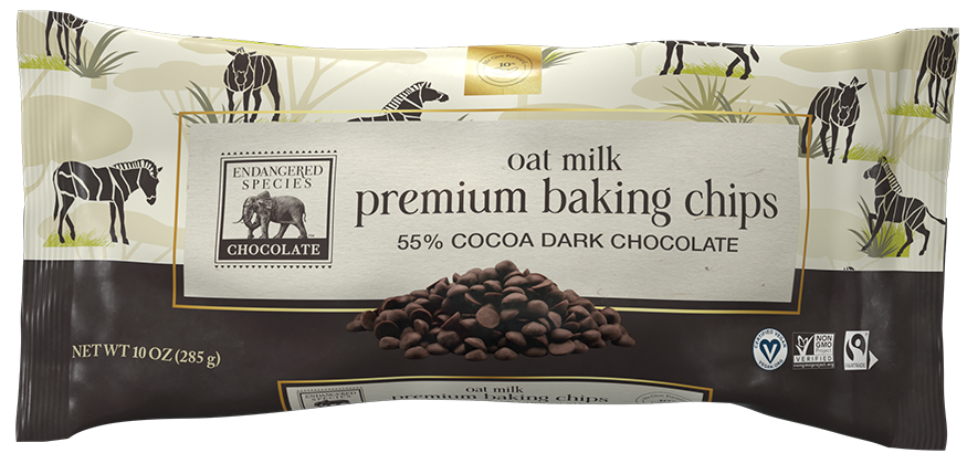 Lait d'avoine d'espèces menacées + chocolat noir 55% de cacao