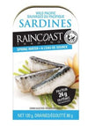 Sardines sauvages à l&#39;eau de source par Raincoast, 120 g