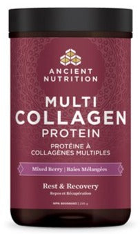 Protéine multi-collagène aux baies mélangées par Ancient Nutrition, 298 g