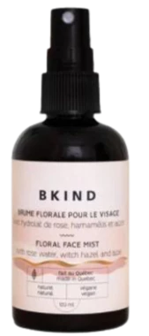 Brume florale pour le visage par BKIND, 120 ml