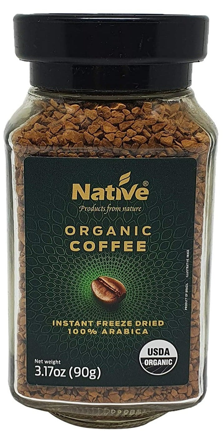 Instant Organic Coffee by Native, 90g