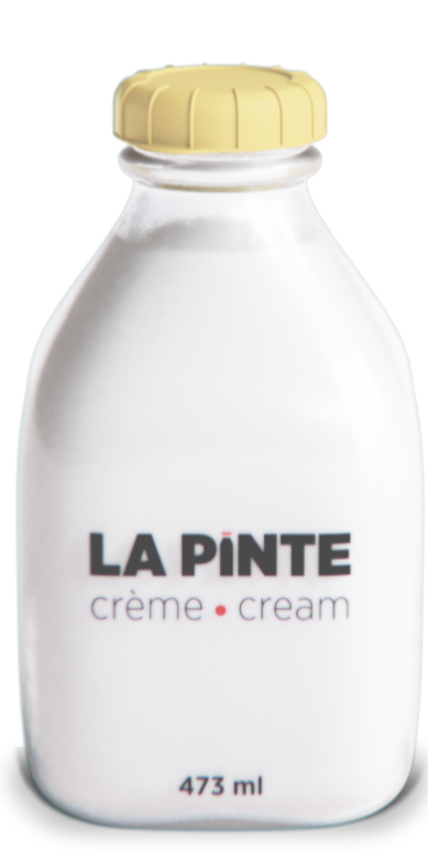 10% Cream by La Pinte,  473ml