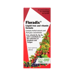 Floradix, formule liquide de fer et de vitamines par Salus, 250 mL