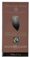 Organic 80% Chocolate Bar by Chocolat Stella 100 g