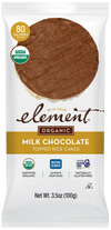 Organic Milk Chocolate Dipped Rice Cakes by element 100g