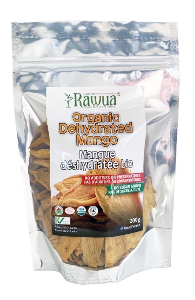 Mangue déshydratée biologique par Rawua, 200g