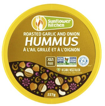 Roasted Garlic & Onion Hummus by Sunflower Kitchen, 227g