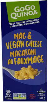 Mac &amp; Vegan Cheese par GoGo Quinoa, 170g