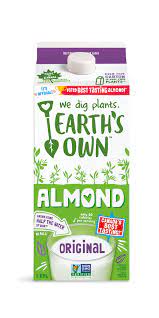 Unsweetened Original Almond Milk by Earth's Own 1.89L