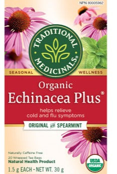 Echinacea Plus bio à la menthe verte par Traditional Medicinals, 30 g 