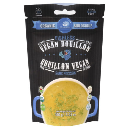 Organic Vegan Bouillon Fishless by Ecoideas, 100g