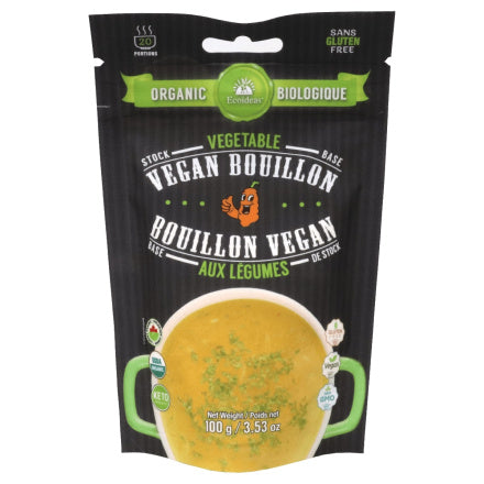 Organic Vegan Vegetable Bouillon by Ecoideas, 100g