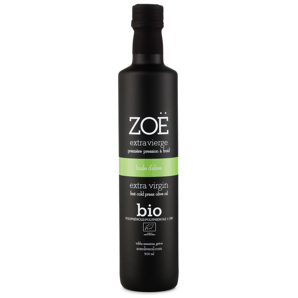 Huile d'Olive Extra-Vierge Bio de Zoë 500ml