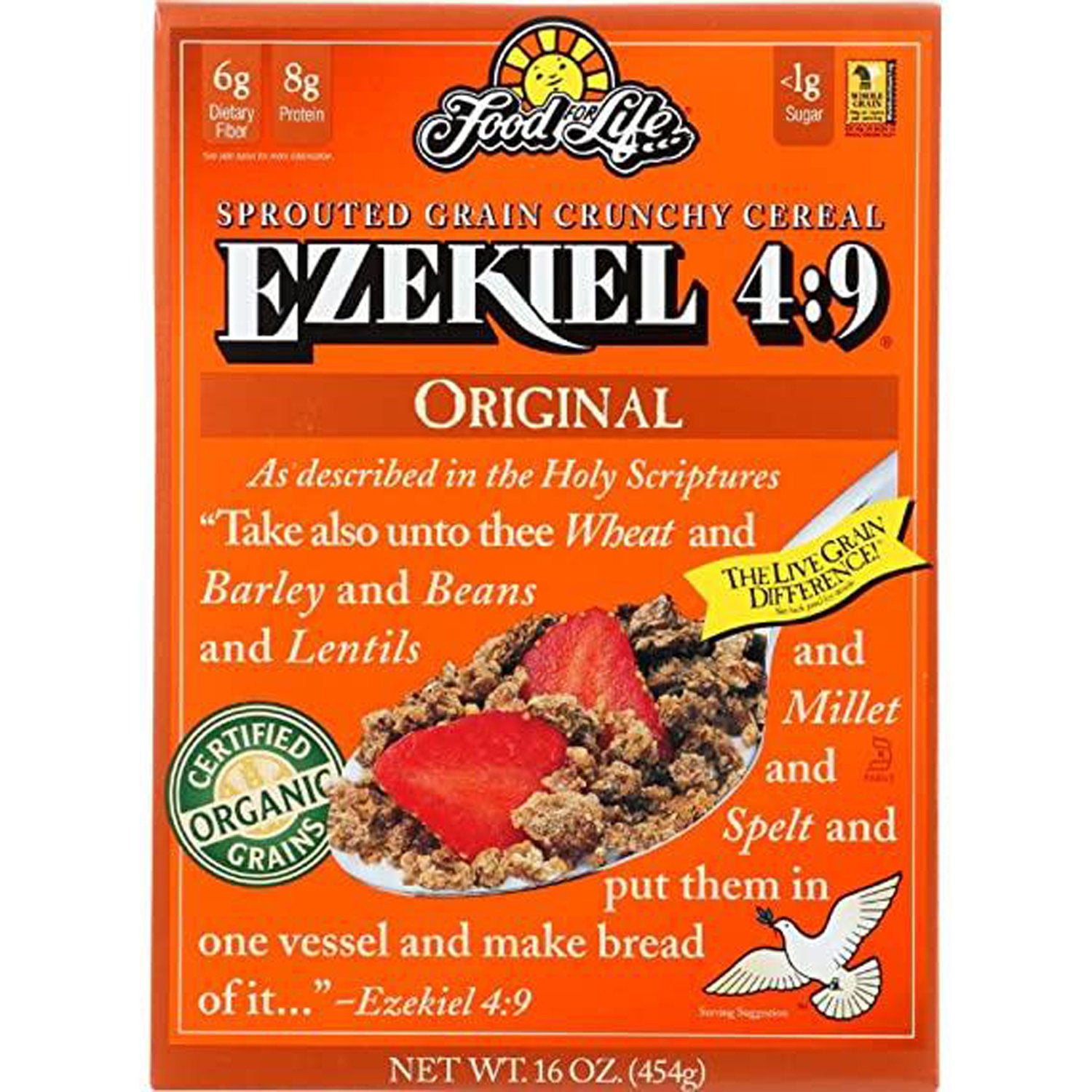 EZEKIEL 4:9® Original Sprouted Grain Crunchy Cereal, 454g
