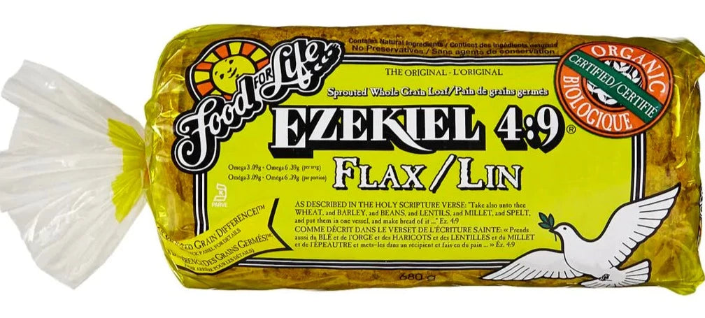 Pain de grains entiers au lin germé Ezekiel 4:9® biologique