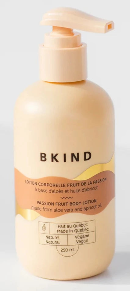 Lotion pour le corps au fruit de la passion par BKIND, 250 ml
