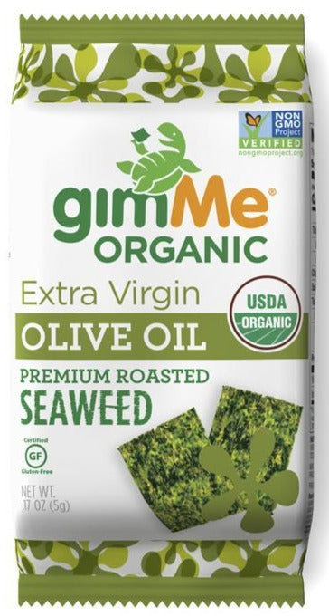 Nori Grillé à l'Huile d'Olive Extra Vierge par gimMe Bio 6x5g