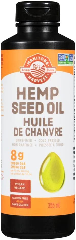 Hemp Seed Oil Supplement by Manitoba Harvest, 355ml