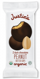 Organic Dark Chocolate Peanut Butter Cups by Justin's® 40g