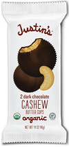 Organic Cashew Butter Dark Chocolate Cups by Justin&#39;s® 40g
