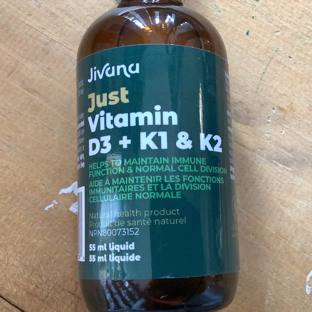 Just Vitamin D3 + K1 & K2