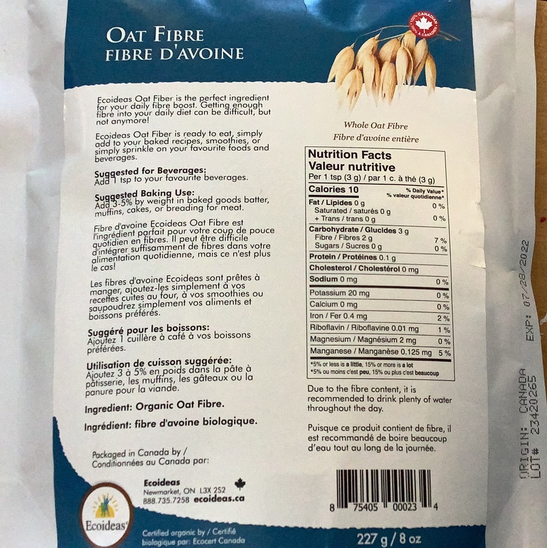 Écoidées fibre d&#39;avoine