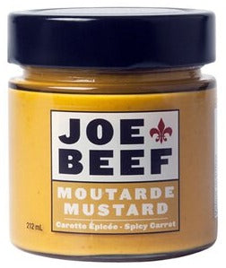 Moutarde épicée aux carottes Joe Beef