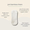 Organic Bamboo Liners by Joni | 24 pads
