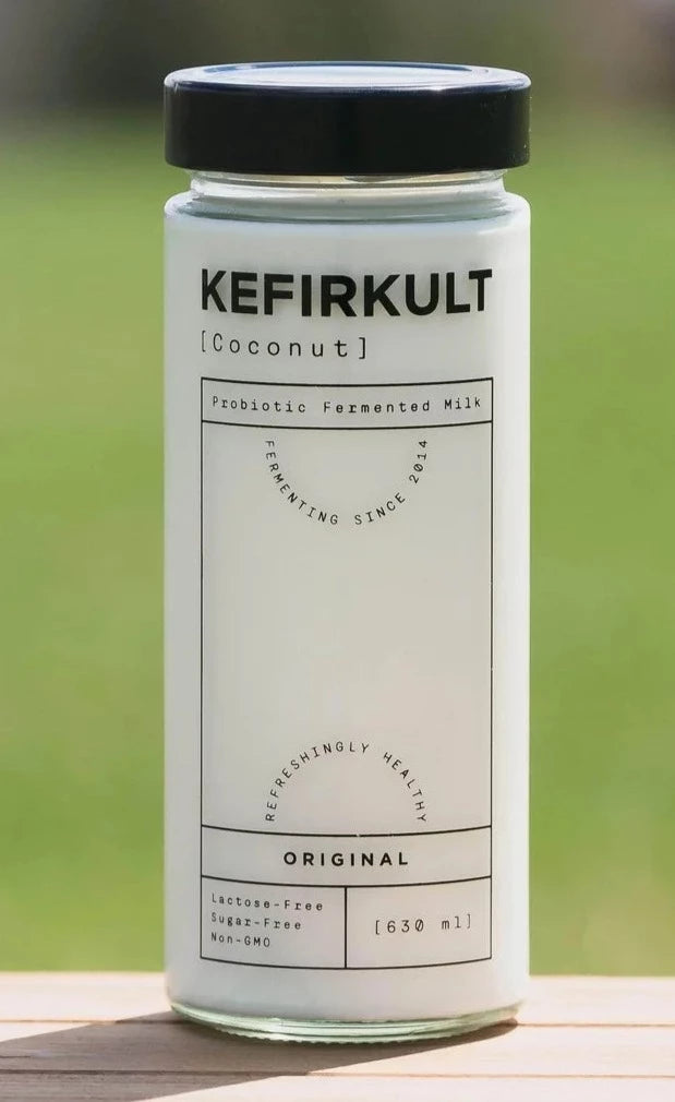 Coconut Yogurt Kefir Family Sized by KefirKult, 630ml