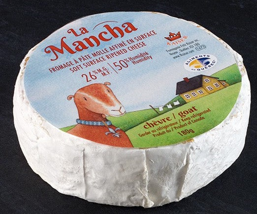 Soft surface ripened goat cheese 26% MF by La Mancha 180g