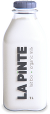 1% Organic Milk by La Pinte, 1L