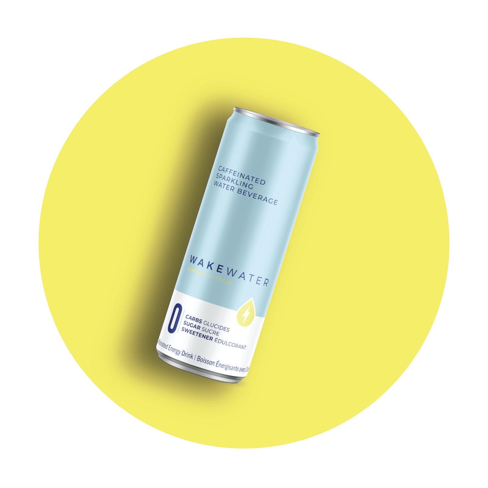 Eau de sillage au citron, 4 canettes 355 ml