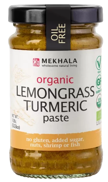 Organic Lemongrass Turmeric Paste by Mekhala, 100g